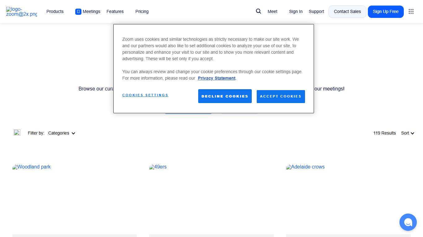 Zoom Virtual Backgrounds Zoom